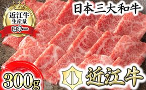 【認定近江牛雌牛限定】近江牛特上焼肉　バラ・モモ300g【カネ吉山本】【Y116W1】（国産牛　和牛　ブランド牛　ブランド和牛　黒毛和牛　牛肉　肉　高級　人気　おすすめ　神戸牛　松阪牛 に並ぶ 日本三大和牛 近江牛）