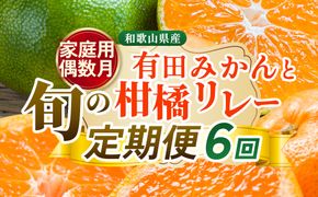 【定期便】家庭用 柑橘定期便 S 6回（偶数月）※北海道・沖縄・離島への配送不可※偶数月に発送