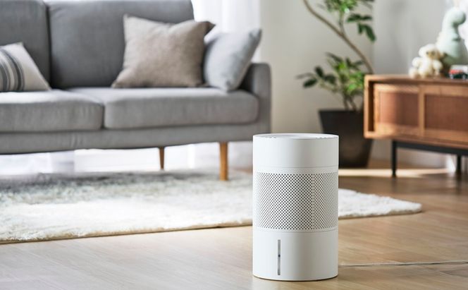 丸洗い気化加湿器 AHM-MVU55A-W ホワイト 加湿器 お手入れ簡単 アイリスオーヤマ 4L 気化式 気化式加湿器 上から給水 上部給水 最大15畳対応 ヒーターレス 省エネ 節電 全分解可能 羽まで洗える 丸洗い 洗いやすい 清潔 おしゃれ