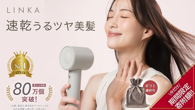 ＼選べるギフト対応／ LINKA エアリーブロウ リンカ 美容 ドライヤー ヘアケア 髪　エステ ギフト ラッピング 贈呈品 プレゼント 母の日 母の日準備 母の日ギフト