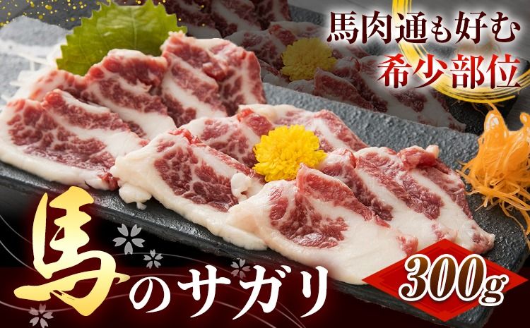 馬のサガリ 300g 桜屋[30日以内に出荷予定(土日祝除く)] 熊本県 南阿蘇村 送料無料 馬刺し 馬肉 肉 サガリ---sms_fsksgr_30d_r7_14500_300g---