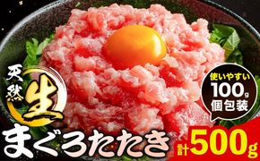 那智勝浦直送 天然まぐろたたき ( ネギトロ風 ) 500g 株式会社魚鶴商店《30日以内に出荷予定(土日祝除く)》和歌山県 日高川町 まぐろ 魚 マグロ たたき ねぎとろ 海鮮 鮪 魚介 さかな---wshg_fuot69_30d_24_11000_500g---