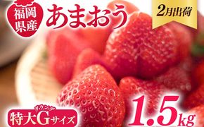 福岡県産 あまおう 1500g （250g×6パック） いちご 2月中発送 いちご 苺 フルーツ 果物 くだもの 大粒Gサイズ グランデ 農家直送 大粒 不揃い 福岡県 福岡 九州 グルメ お取り寄せ