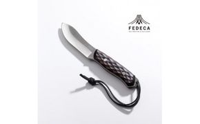 【FEDECA】ブッシュクラフトナイフ名栗黒檀 001231