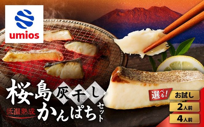 ＜選べる容量＞桜島灰干しかんぱちセット　K255-001