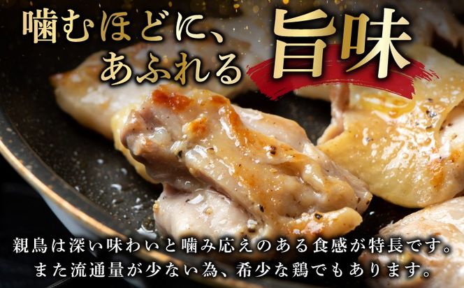 005A600 国産親鶏 ヒネ鶏 合計 1.2kg前後 小分け 600g前後×2P