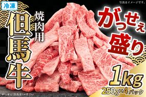 【但馬牛がっせぇ盛り 焼肉用計1kg（250g×4）冷凍】 但馬牛 和牛 国産 大人気 人気ふるさと納税 返礼品 おすすめ ランキング 牛肉 ステーキ 焼肉 BBQ 肉 小分け 便利 但馬 兵庫県 但馬牛 JAたじま肉の店本店 72-24