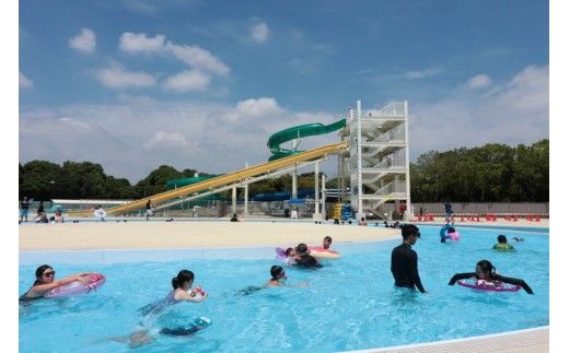 水郷プール入場券 （一般・高校生）1名 プール 夏 イベント チケット 夏休み プール 茨城県 土浦市 ※離島への配送不可