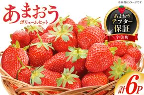 いちご あまおう ボリューム セット 6p 【2027年発送】 [THE FARM_strawberry 福岡県 宇美町 um40azo780006] 先行予約 イチゴ 苺 フルーツ 果物 果実 甘い あまい 小分け 6パック