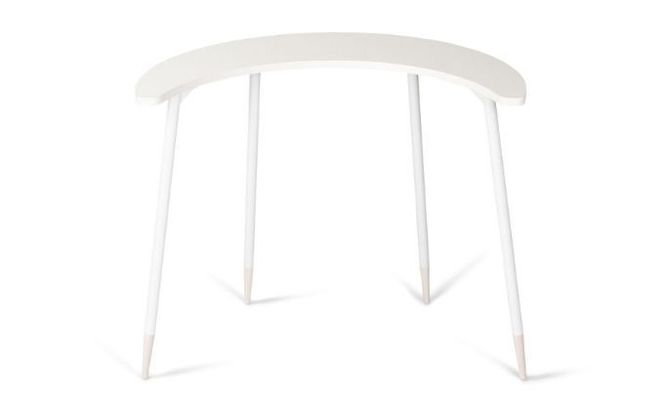 【＆FREL】FS 三日月テーブル 先端色 4色 幅80cm 奥行52cm 高さ72cm ※離島への配送不可