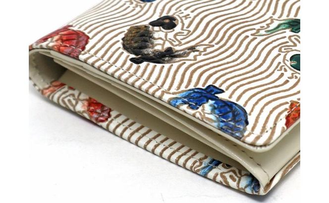 【文庫屋大関】束入れ 荒磯【皮革工芸品】 財布 お札 お札入れ 長財布 カード 小銭 牛革 手作り 日本製 墨田区 東京都