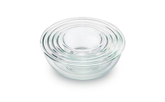 耐熱ガラスボウル 5点セット ホワイト TGB-5S アイリスオーヤマ 日用品 電子レンジ オーブン 作り置き 保存 スイーツ お皿 色移り 匂い移り クリア容器 ラク 食洗機 省スペース 収納 蓋 