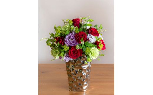 アレンジメント Mサイズ_レッド系 142069_BN016VC04