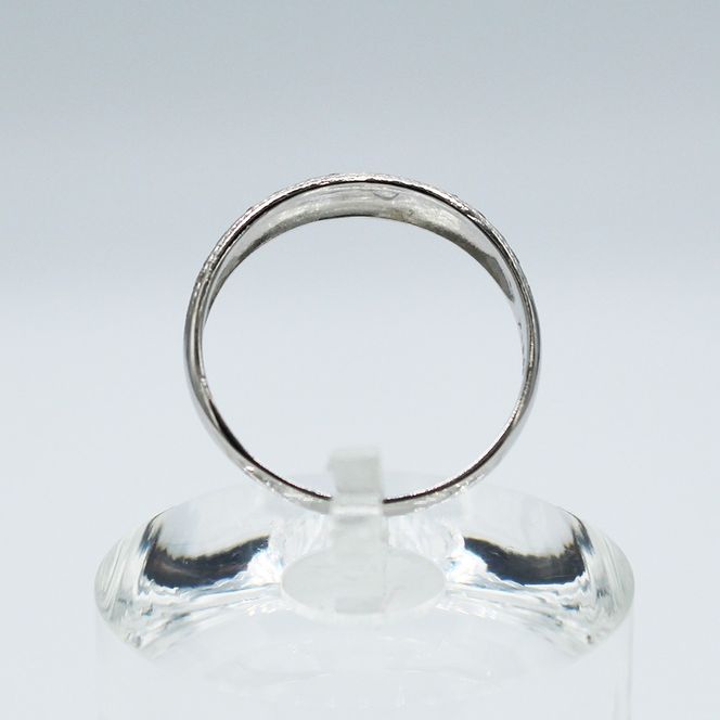 純プラチナ 唐草リング Pt999 (17184) 指輪 リング 唐草リング プラチナ 純プラチナ Pt999 ジュエリー アクセサリー 山梨県 甲斐市 BR-92