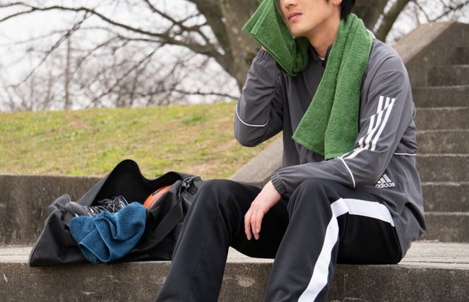 G3540 【スピード発送】サウナハットとミニバスタオルセット（カーキとモスグリーン）