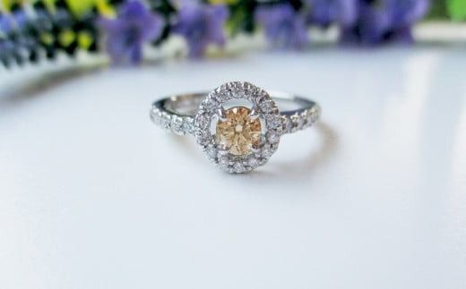 ダイヤモンドリング ブラウンダイヤモンドリング【 K18 ピンクゴールド 】【 プラチナ 】 指輪 リング ジュエリー ダイヤ 宝石 ダイヤモンド 18ｋ ピンクゴールド PT ジュエリーリング 指輪アクセサリー 品質保証書付 KT1017