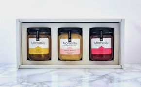 Momodu 3種 ギフト セット ( 白桃 ジャム ・ いちご ジャム ・ ゆず マーマレード ) 桃 もも ピーチ 苺 イチゴ 柚子 加工食品 