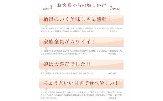 お誕生日ケーキ　幸せのダブル チーズケーキ 5号 4-6人分　パティスリー天使のおくりもの ※離島への配送不可
