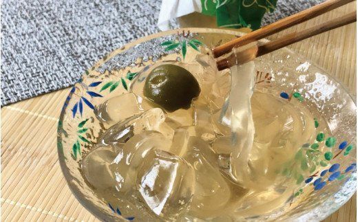 梅葛紀里 12個入 夏季限定！梅もそのまま食べれます / 夏の風物詩 葛切り くずきり 和菓子【fks116B】