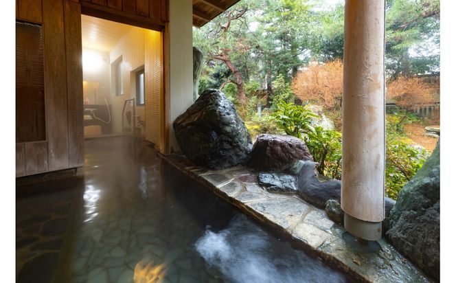 【まつさき】平休日1泊2食付　ペア宿泊券《「桃山庵」露天風呂付和洋室》 172111_JTBGTC20260401