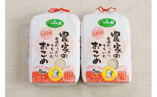 【新米予約】令和8年産【ななつぼし】(無洗米)5kg×2袋 北海道南るもい産 R011-010-R8