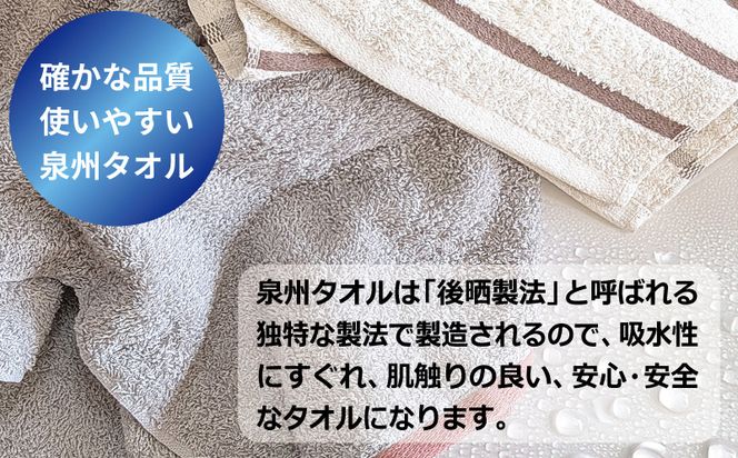 099H4363 ALOHASコンパクトバスタオル6枚セット【泉州タオル 国産 吸水 たおる 普段使い  シンプル 日用品】