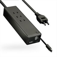 CIO 電源タップ マルチタップ 延長コード 1.5m USB-C×2 USB-A×1  Mate Tap002 ライトブラック｜小型 軽量 おしゃれ 便利 [2667]