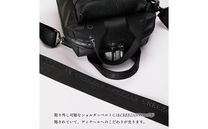 CREEZAN GOLF クリーザンゴルフ カートバッグボックス ブラック CCGI-013-02 / ゴルフ カートバッグ ゴルフバッグ 縦型 軽量 収納力 水濡れに強い 高機能合成皮革 ドリンクホルダー付き ショルダーストラップ付き シンプル デザイン