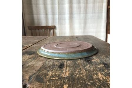 【 青磁 シリーズ 】 水玉 五寸皿 5枚 セット糸島市 / うつわと手仕事の店 研　器 陶器 食器 手作り クラフト [ARD024] 器 陶器 食器 手作り 皿 おしゃれ 青磁 ブルー 小皿 取り分け皿 うつわ