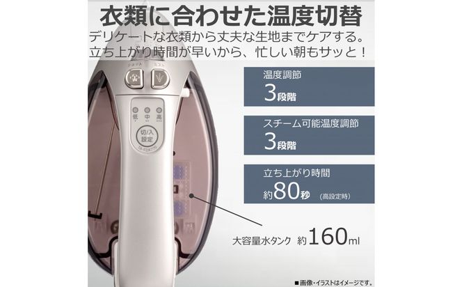 東芝 アイロン コードレス 前後左右スムーズなかけ心地 TA-FDX770(N) 141305_KV161