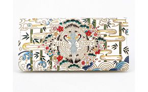 長財布 スッキリ大人の財布 束入れ むかい鶴 文庫屋大関 お札を折らない 財布 レディース レザー 本革 革 文庫革 薄い スリム 軽量 スリム財布 レディース財布 お財布 札入れ 札束入れ 日本製 和風 東京 墨田区