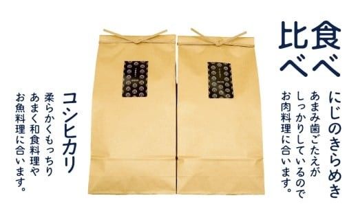 【 選べる お届け回数 】 コシヒカリ 精米 5kg ＆ にじのきらめき 精米 5kg  令和7年産 米 お米 コメ 白米 茨城県 新生活 応援 定期便 [EX009ci00]