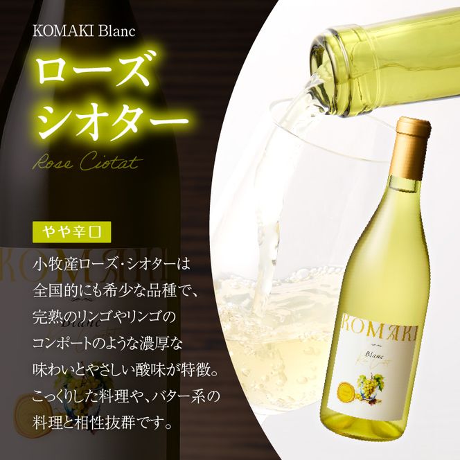 小牧ワイナリー 赤・白ワイン２本セット（小牧産ぶどう100％使用）［026A10］