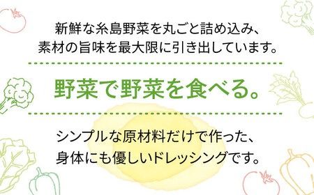 【全6回定期便】【 ご家庭用 】 糸島 野菜 を 食べる 生 ドレッシング （ 人参 × 3本 ） 《糸島》【糸島正キ】 [AQA030]