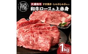 大浦和牛すきやき・しゃぶセット（1kg）【2405A00207】