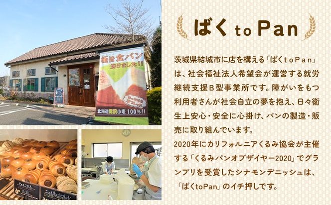ばくto Pan バラエティセット A 10種類 12個（くるみパンオブザイヤー2020グランプリ受賞店） 《90日以内に出荷予定(土日祝除く)》 茨城県 結城市 パン 食パン ベーカリー ディニッシュ クロワッサン 【配送不可地域あり】（沖縄・離島）---yuki_pkp_3_vara---