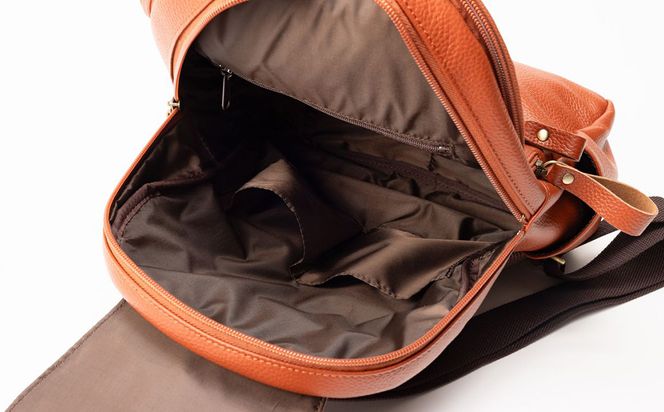 豊岡工房 牛革 軽量リュック（4405）キャメル / リュック 軽量 大容量 柔らかい シュリンク牛革 リュックサック 蒸れにくい メンズ レディース かばん カバン バッグ 鞄 国産 日本製 小田清株式会社