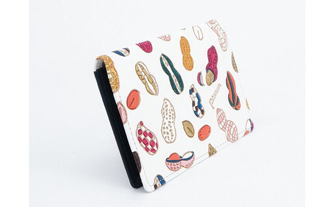 パスケース 名刺入れとしても パスカードホルダー ピーナッツ 文庫屋大関 名刺入れ 名刺ケース レディース 定期券入れ 定期入れ 名刺 カードケース 二つ折り 薄型 レザー 本革 革 文庫革 日本製 東京 墨田区