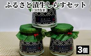 ふるさと漬生しらすセット（づけなましらす）3個｜しらす 魚 鮮魚 減塩 採れたて 国産 お米 ご飯 ごはん  丼 ※北海道・沖縄・離島へのお届け不可 ※年末年始のお届け不可