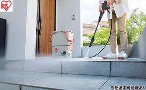 タンク式高圧洗浄機 SBT-751 サンドベージュ 高圧洗浄機 コンパクト 家庭用 タンク式 洗車 アイリスオーヤマ 10MPa アタッチメント付き 節水 掃除 ガン ベランダ 温水 洗剤対応 黄砂 花粉 外壁 ランス ホース ノズル