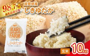 【新米】令和8年産　すっごいもちもち 「しきゆたか」 玄米【10kg(5kg×2袋）】【C003W2】（滋賀県　近江八幡市）