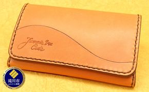 Vague　名刺入れ　(ソレイユオレンジ)