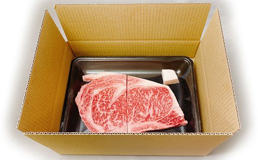 【4等級以上】厳選 近江牛 リブロースステーキ 【500ｇ（250g × 2枚）】【BS04W】