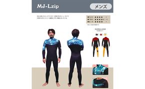 ウェットスーツ MJ LZIP 3mm メンズ フルスーツ HFX サーフィン スポーツ スポーツウェア マリンスポーツ ダイビング シュノーケリング 服装 国産 日本製 海 千葉 千葉県 九十九里 九十九里町