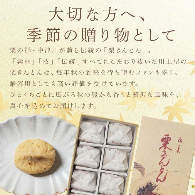 【11月お届け】 御菓子所 川上屋 栗きんとん （秋季限定）20個入り F4N-1702