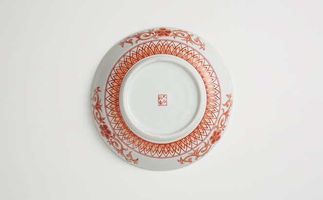 九谷焼 7号鉢・赤絵 a01 インテリア 工芸品 装飾品 