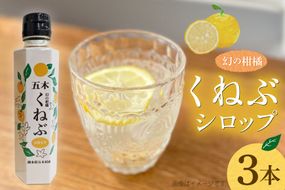 くねぶ シロップ 3本 セット [子守唄の里五木 熊本県 五木村 51120349] フルーツシロップ かき氷シロップ ドリンクシロップ 希釈