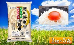 7年産 岐阜県産 ハツシモ （徳川将軍家御膳米） 2kg×5袋  米 コメ 精米 白米 大粒 おいしい ごはん おにぎり お弁当 岐阜県 輪之内町