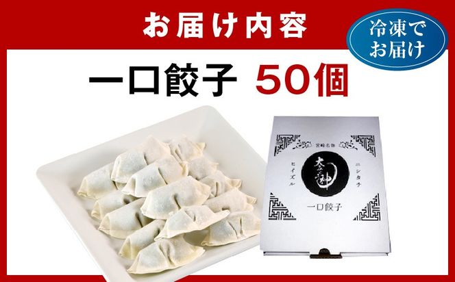 一口餃子 50 個入りタレ１個_kn107-001