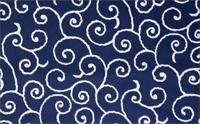 健康のお手伝い　手作り　喜楽枕　テレビ枕　正座枕(青唐草模様）　HT00081